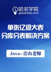 Java架构-单张亿级大表分库分表解决方案【咕泡学院】