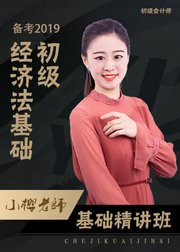 【备考2019】初级会计考试课程-初级经济法基础