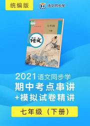 2021语文同步学统编版七年级下册期中考点