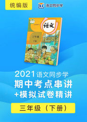 2021语文同步学统编版三年级下册期中考点