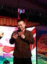 电影《大闹天竺》路演海口站 岳云鹏向柳岩献银幕初吻