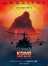 《金刚：骷髅岛》曝国际版IMAX艺术海报